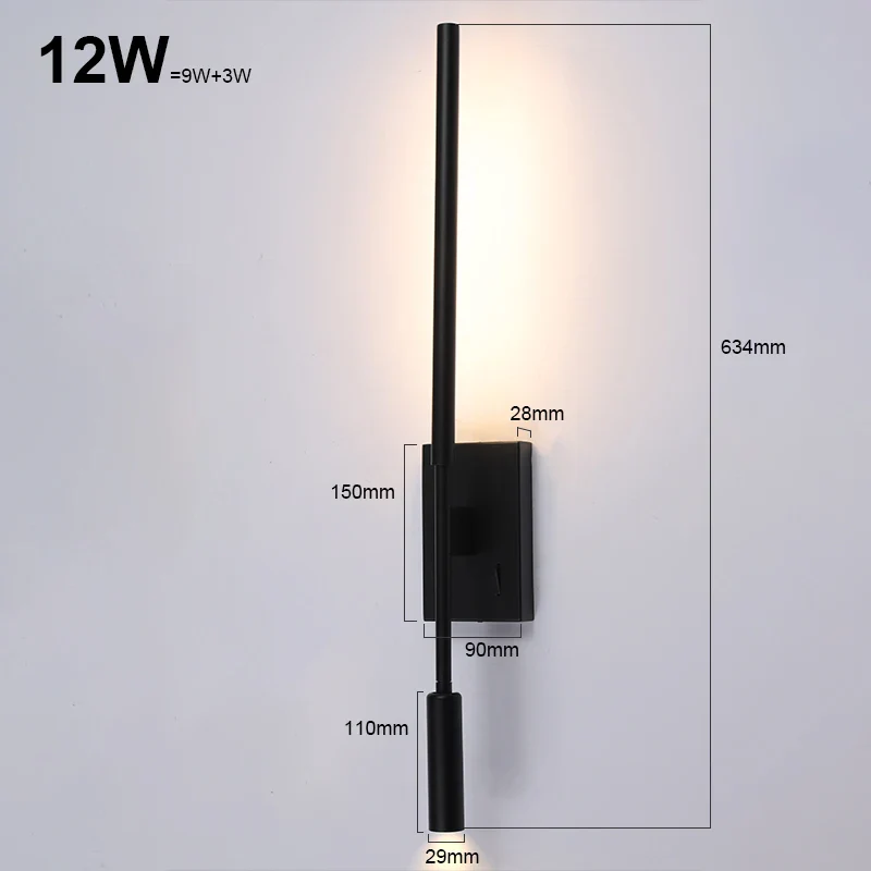 applique led moderne pour décoration canapé - Image 8