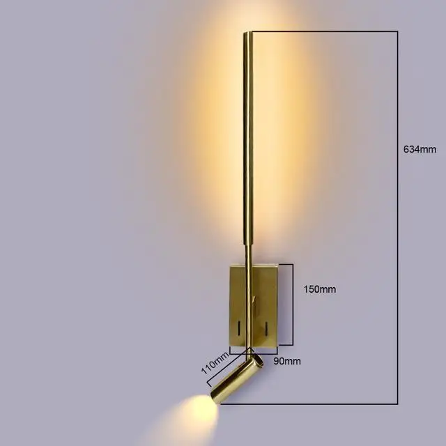 applique led moderne pour décoration canapé - Image 9