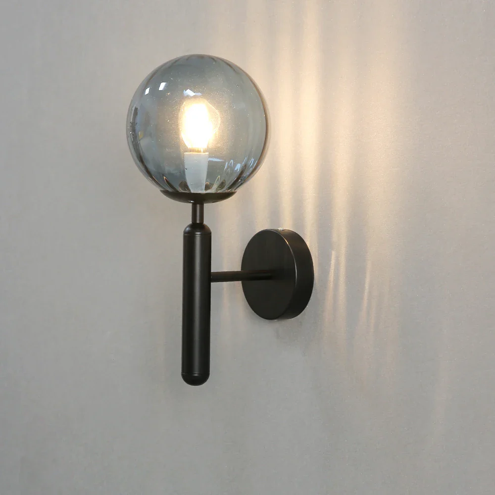 applique moderne nordique avec boule de verre led luminaria - Image 10