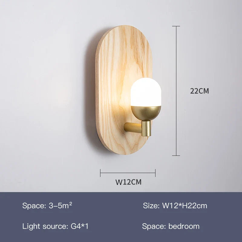 applique murale à led en bois pour décoration intérieure moderne - Image 10