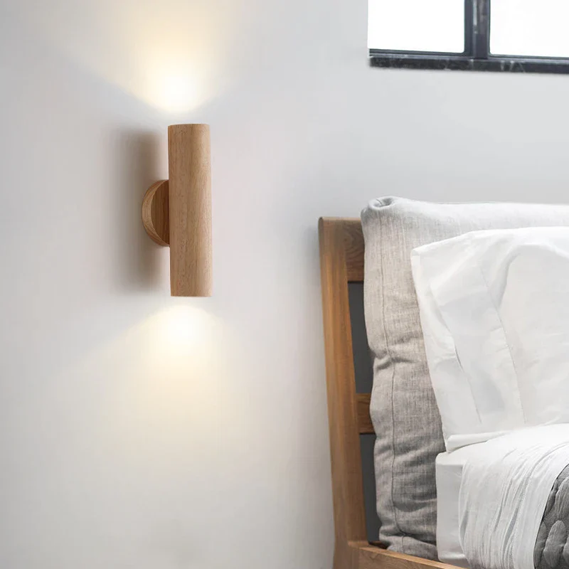 applique murale à led en bois pour décoration intérieure moderne - Image 3