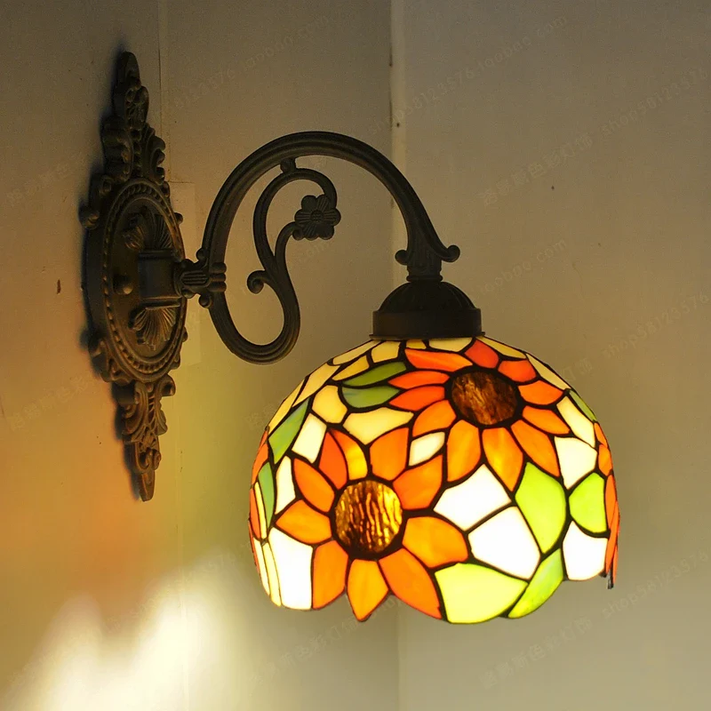 applique murale baroque américaine style tiffany pour éclairage décoratif - Image 3
