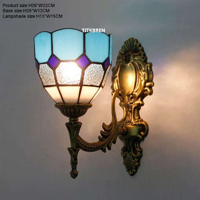 applique murale baroque en verre teinté à fleurs turques - Image 13