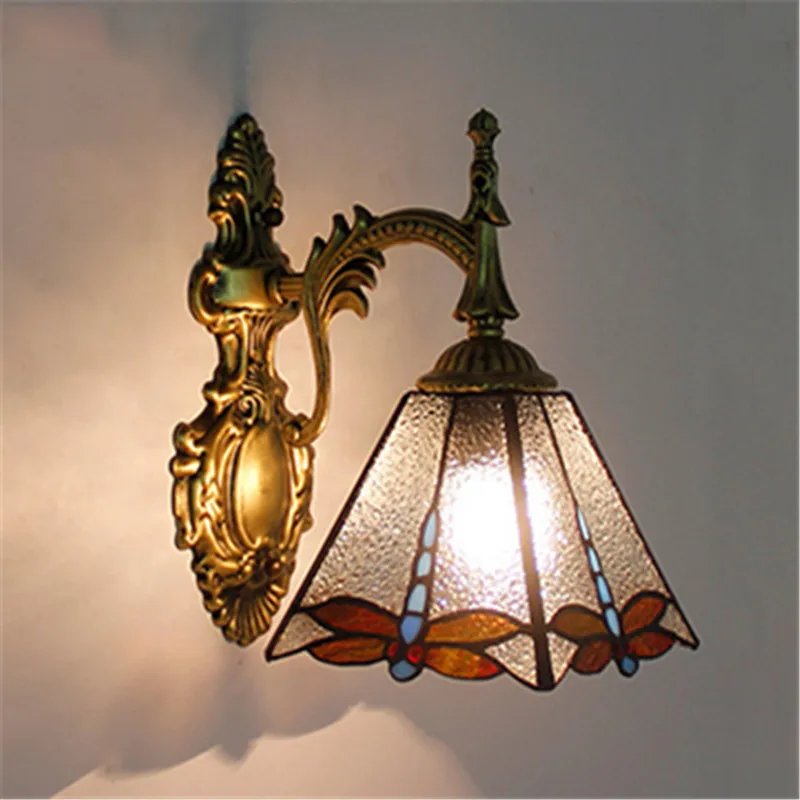 applique murale baroque en verre teinté à fleurs turques - Image 5