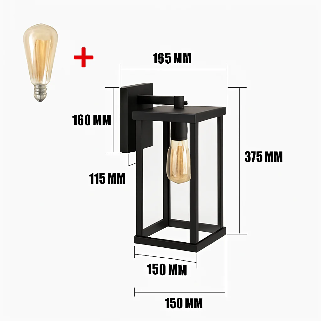 applique murale carrée en aluminium pour éclairage extérieur décoratif - Image 9