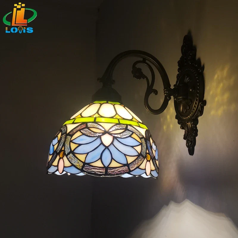applique murale coeur style tiffany pour intérieur et extérieur - Image 3