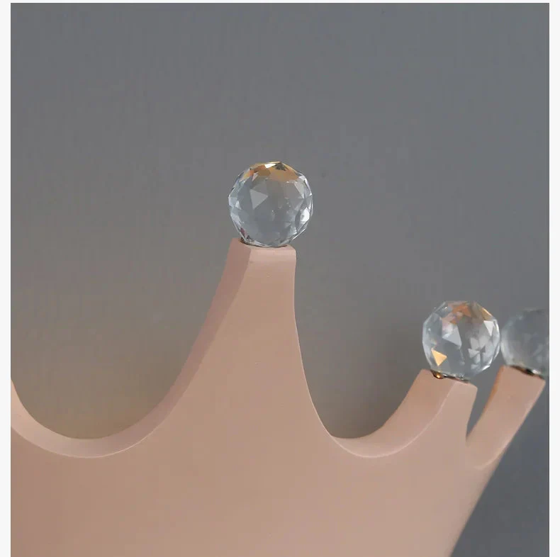 applique murale couronne en résine et cristal pour enfants - Image 6