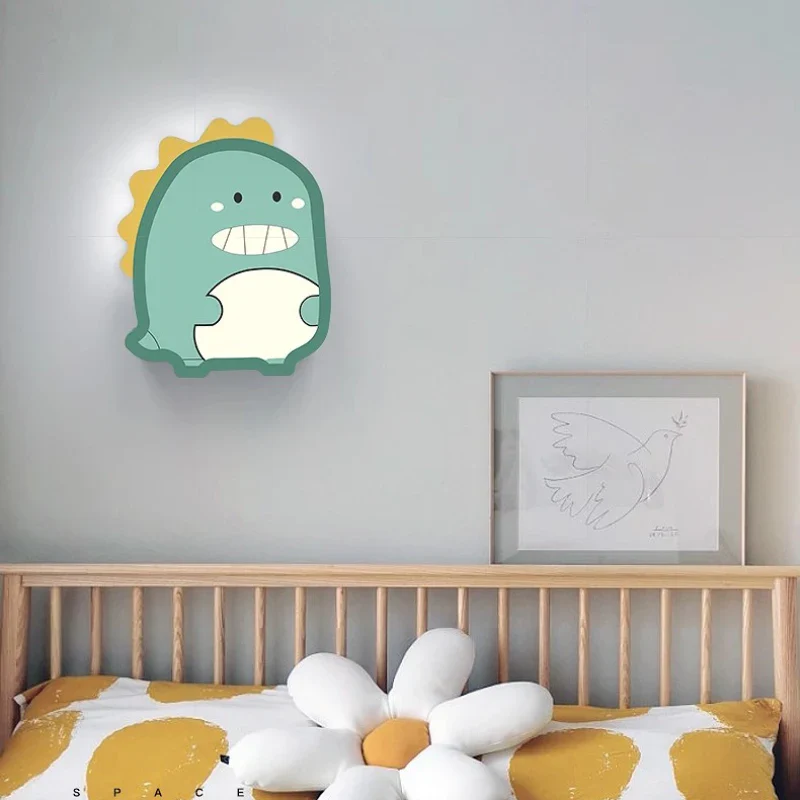 applique murale créative shiba inu dinosaure pour enfants - Image 4