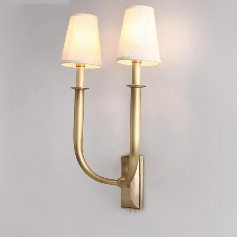 applique murale décorative à deux têtes avec miroir lumineux à led - Image 7