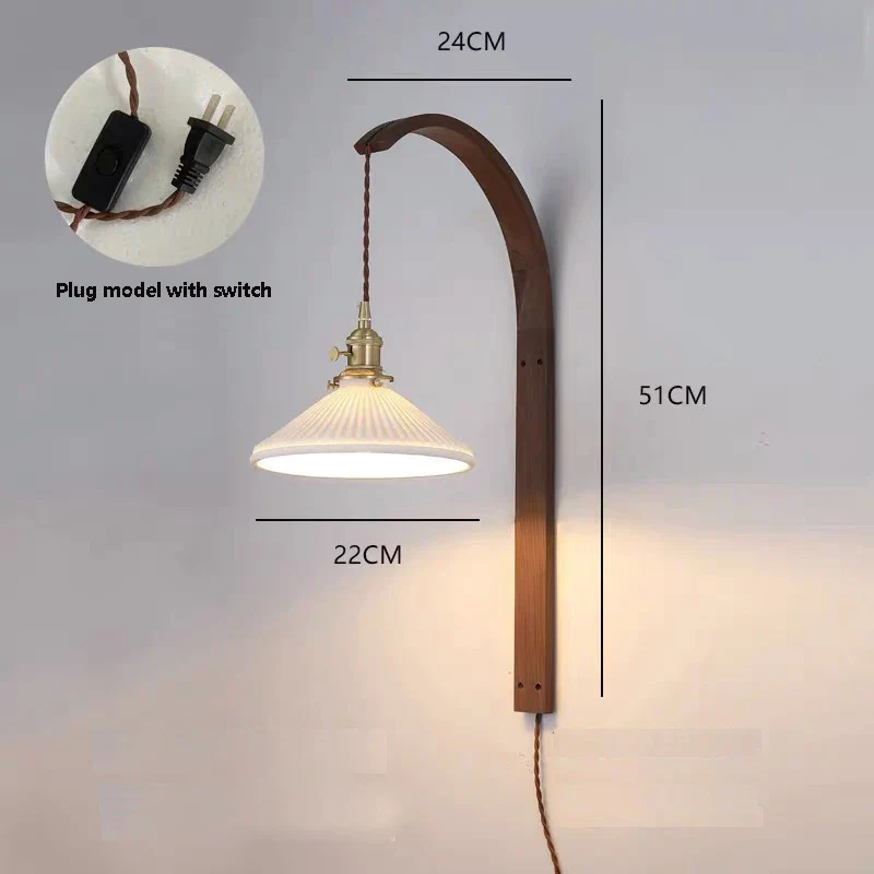 applique murale en bois à led pour décoration intérieure - Image 3