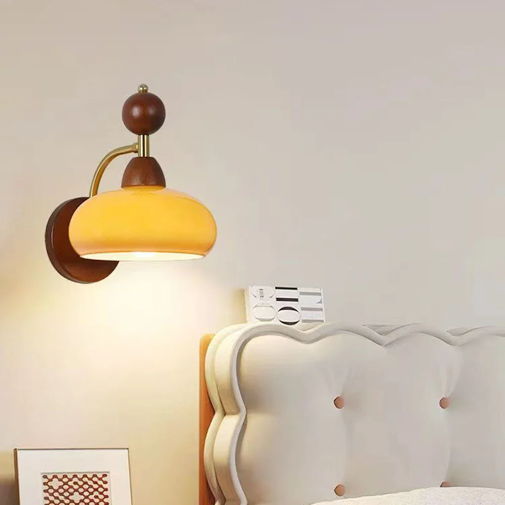 applique murale en bois et verre pour intérieur moderne - Image 3