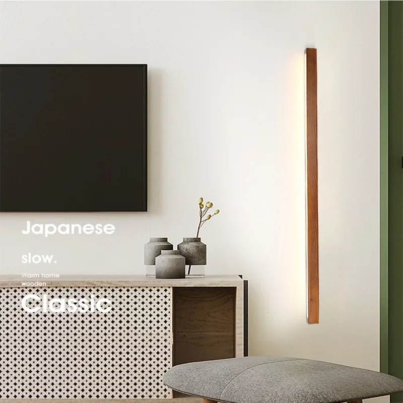 applique murale en bois massif design moderne pour intérieur élégant - Image 2