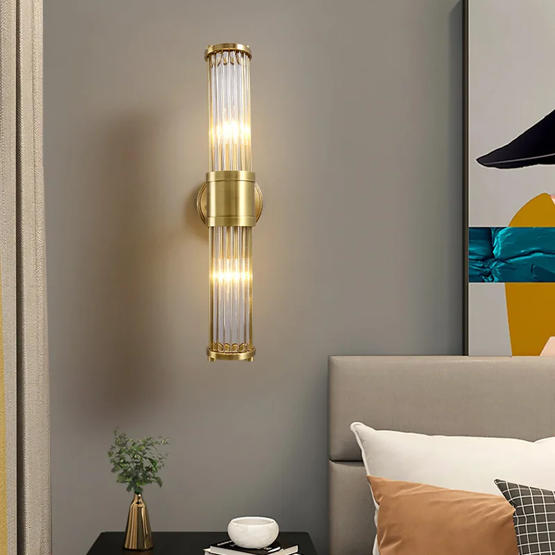 applique murale en cristal à rayures chromées et noires pour intérieur - Image 3