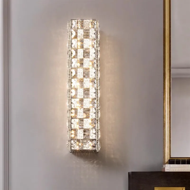 applique murale en cristal avec éclairage moderne pour décoration intérieure - Image 3