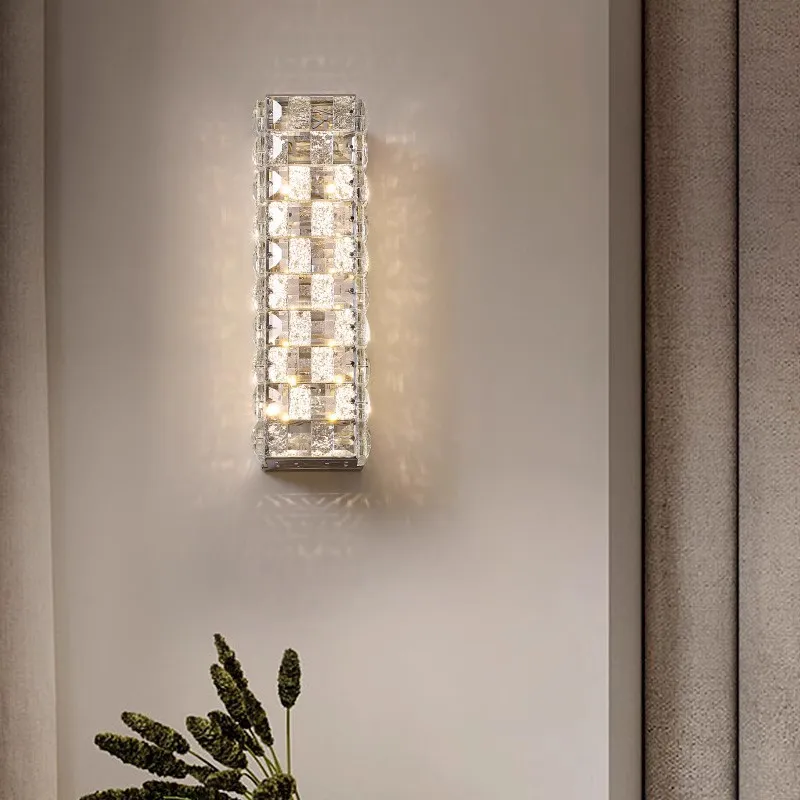 applique murale en cristal avec éclairage moderne pour décoration intérieure - Image 4