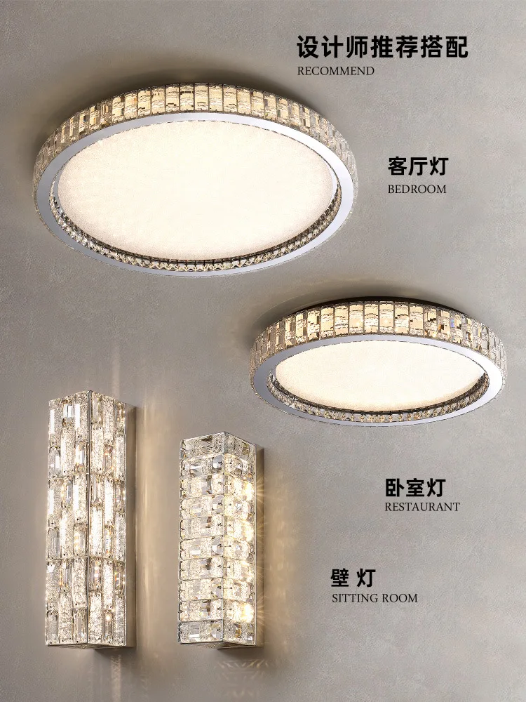 applique murale en cristal avec éclairage moderne pour décoration intérieure - Image 5