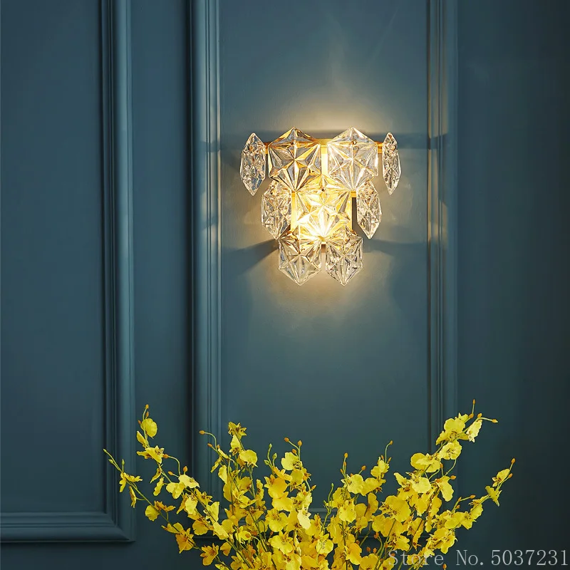 applique murale en cristal de luxe design moderne décoratif - Image 2