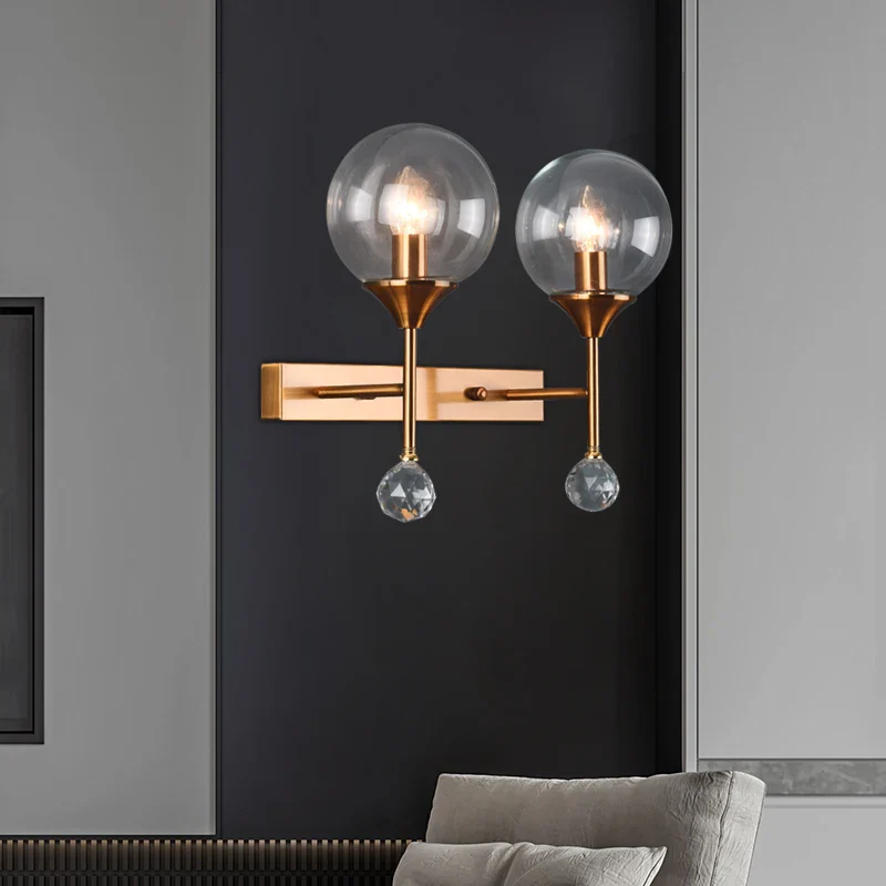 applique murale en cristal design moderne pour éclairage intérieur - Image 5