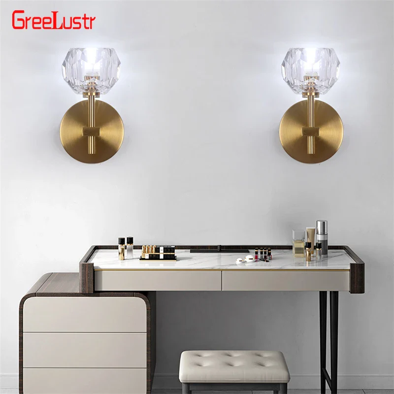 Applique murale en cristal moderne G9