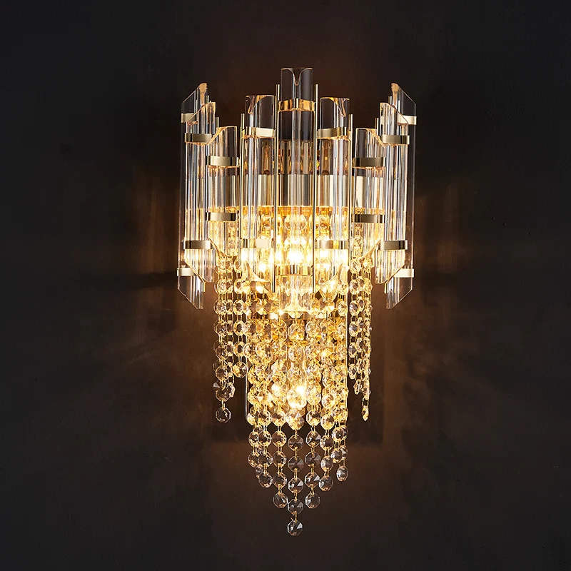 applique murale en cristal moderne luxe style nordique pour intérieur élégant - Image 4