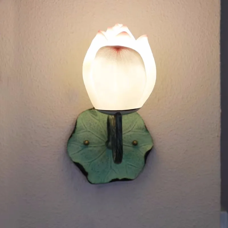 applique murale en verre coloré style chinois pour intérieur et balcon - Image 2