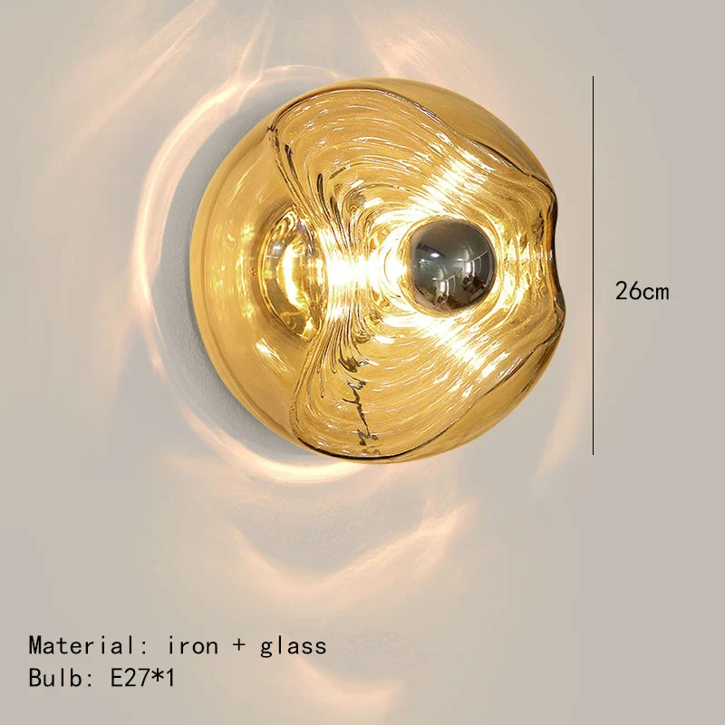 applique murale en verre pour intérieur élégant métal chromé - Image 10