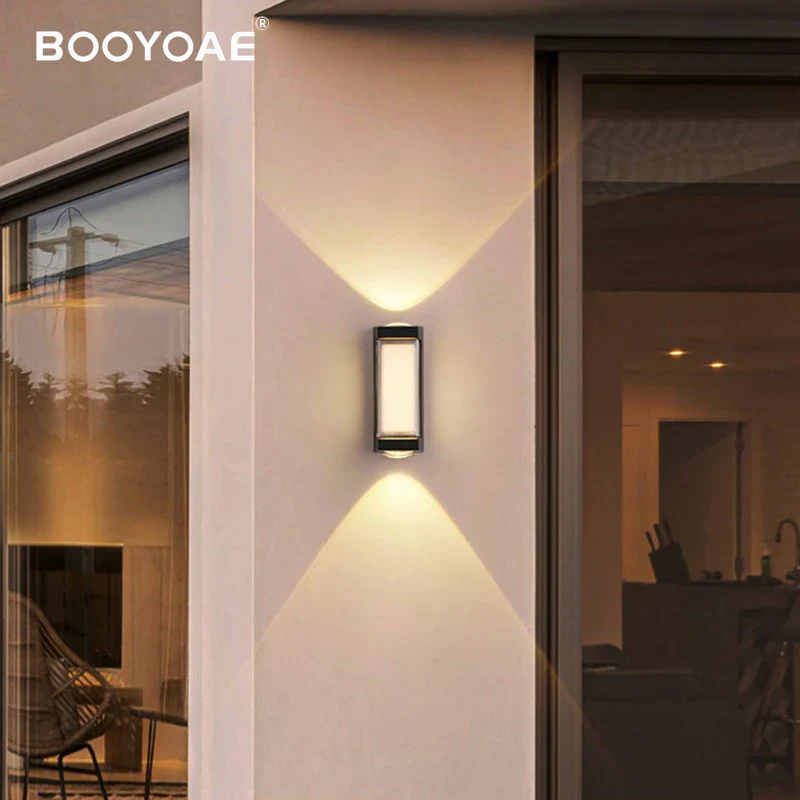 Applique murale étanche moderne IP65 porche allée balcon lumière porte d'entrée garage porche décoration de jardin éclairage applique murale extérieure - Image 2