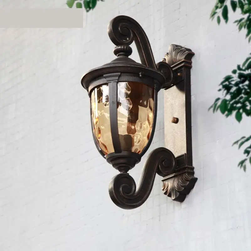 applique murale extérieure étanche à lumière led vintage en aluminium - Image 3