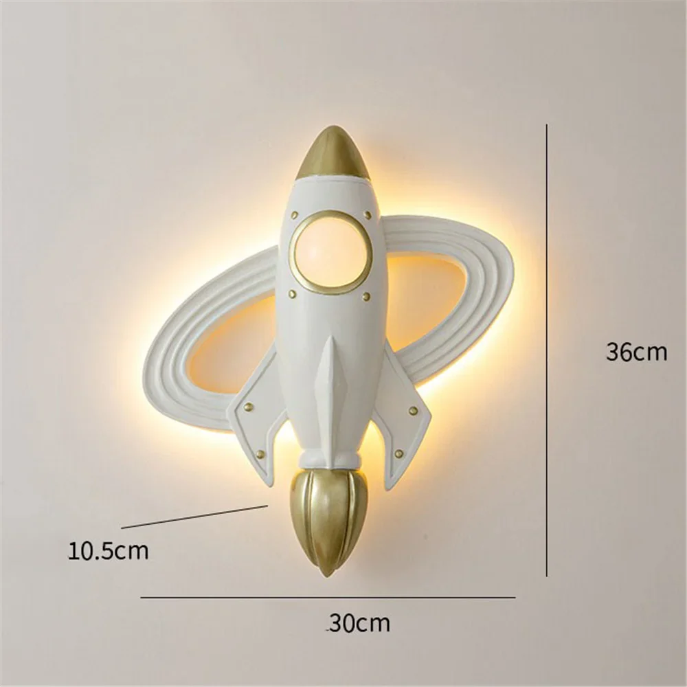 applique murale fusée spatiale led pour chambre enfant avec télécommande - Image 7