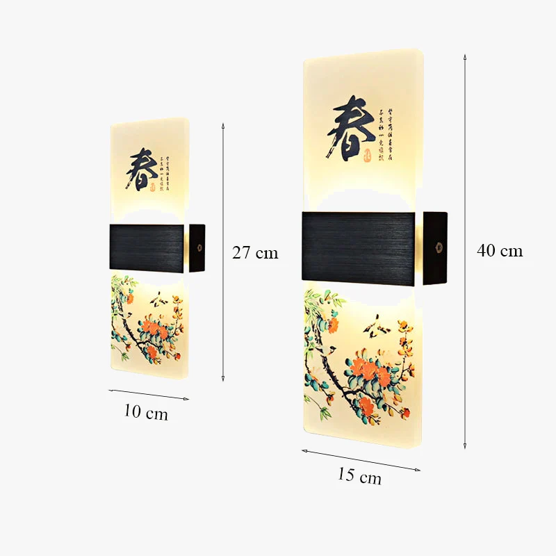 applique murale japonaise en acrylique pour décoration moderne - Image 6