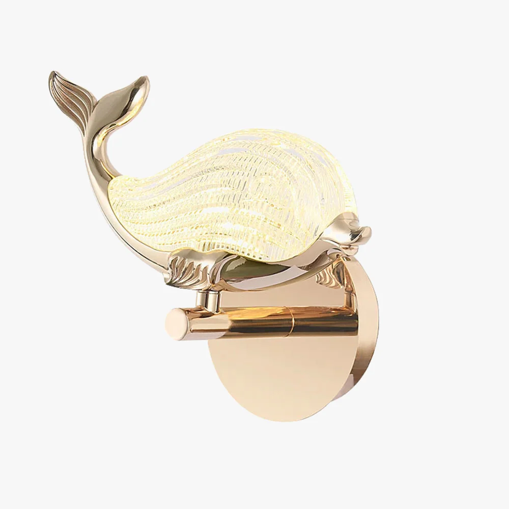 applique murale led baleine design pour décoration intérieure enfant - Image 2