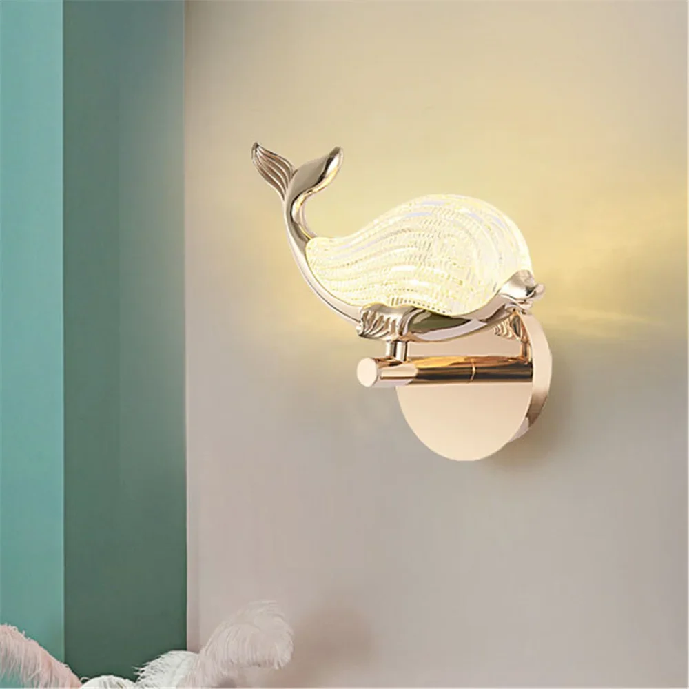 applique murale led baleine design pour décoration intérieure enfant - Image 7