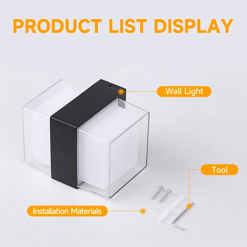 applique murale led décorative pour jardin et extérieur - Image 4
