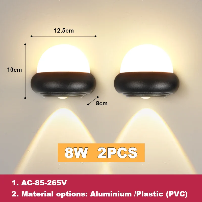 applique murale led décorative pour jardin et extérieur - Image 9