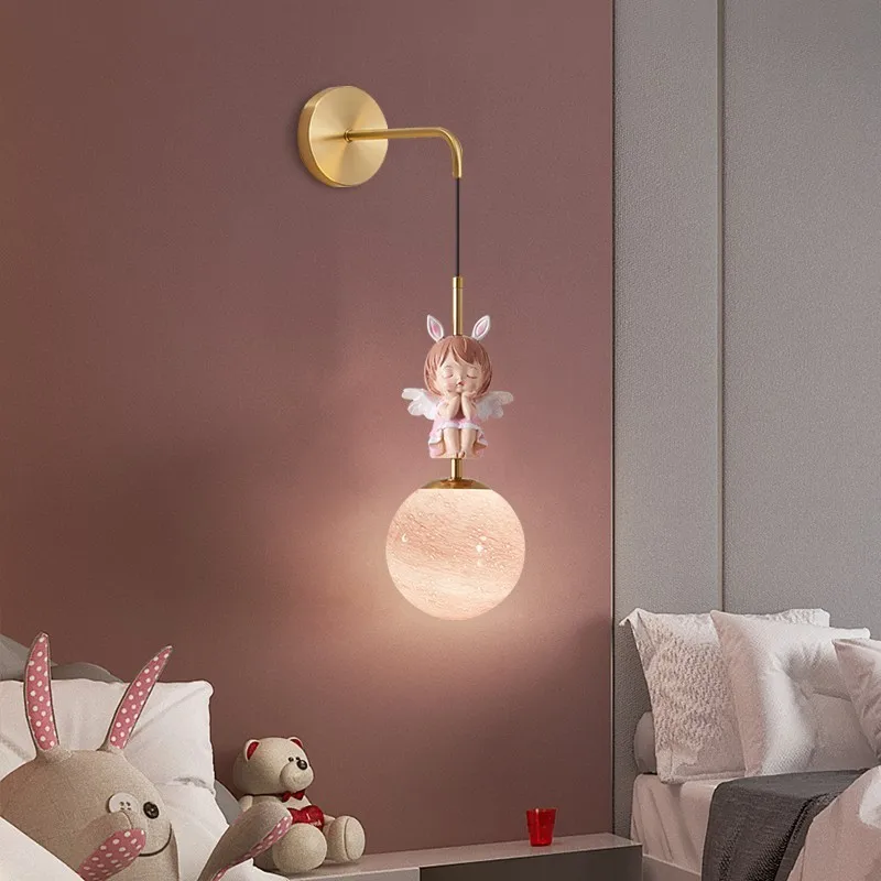 applique murale led design lune et planète pour décoration intérieure - Image 3