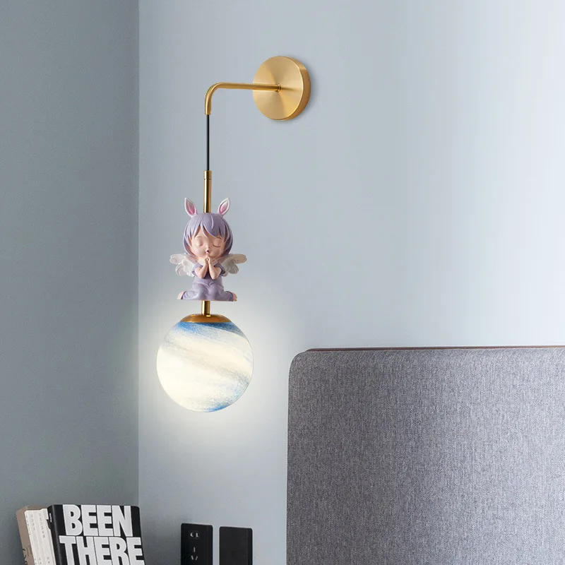 applique murale led design lune et planète pour décoration intérieure - Image 5