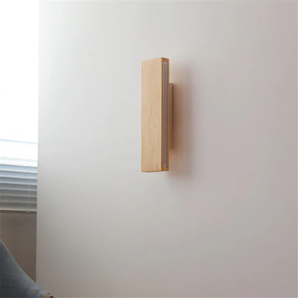 applique murale led en bois design moderne pour intérieur - Image 3