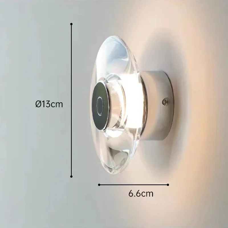 applique murale led en cristal pour décoration intérieure élégante - Image 5