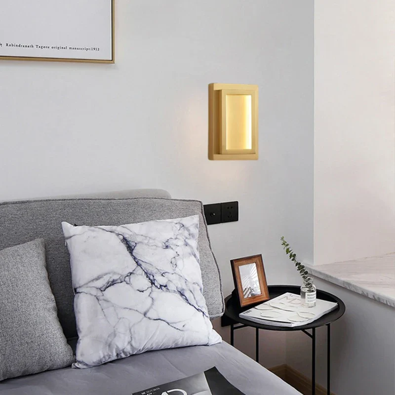 applique murale led en cuivre pour décoration intérieure élégante - Image 3