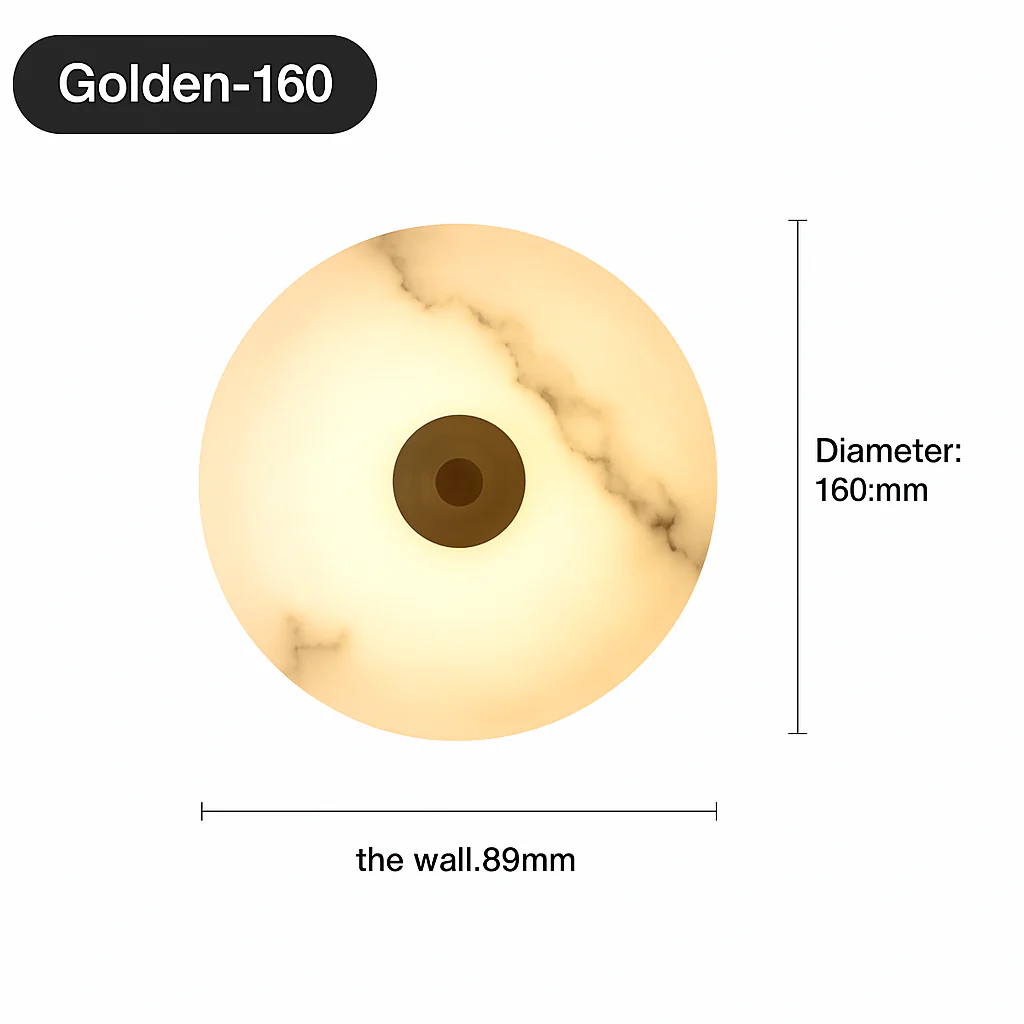 Applique murale LED en marbre naturel - Image 10