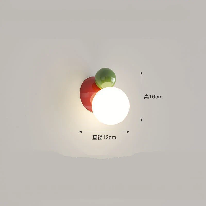 applique murale led en métal avec boule acrylique - Image 10