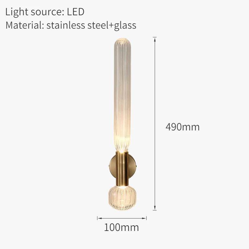 applique murale led en verre design minimaliste style américain - Image 7
