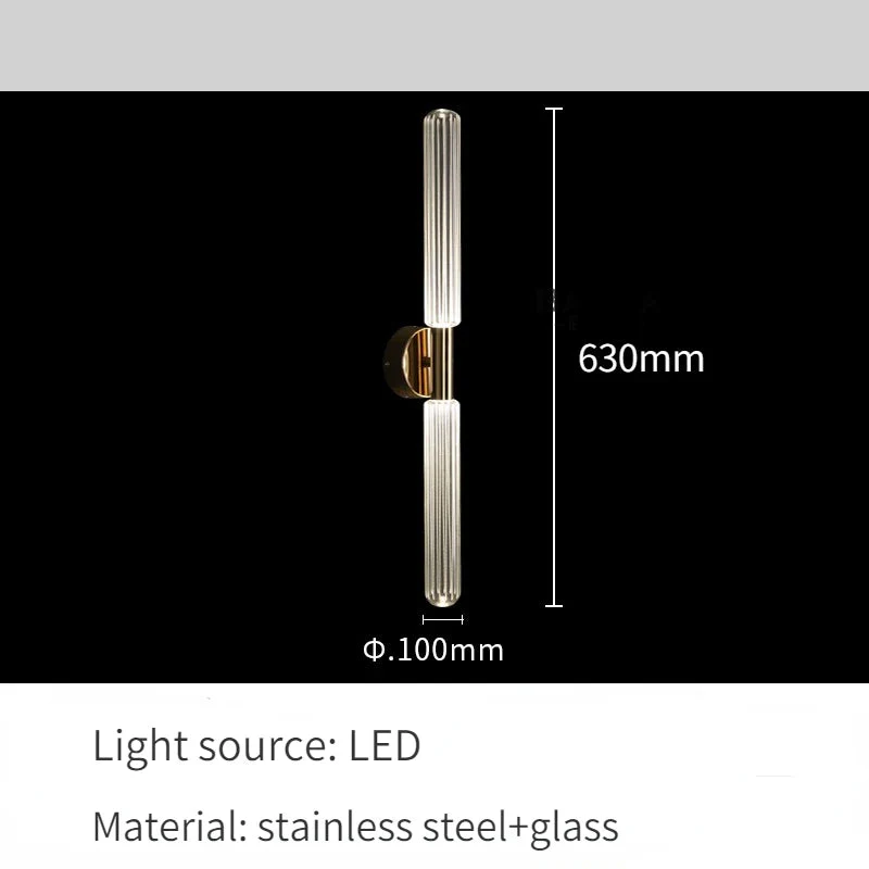 applique murale led en verre design minimaliste style américain - Image 8