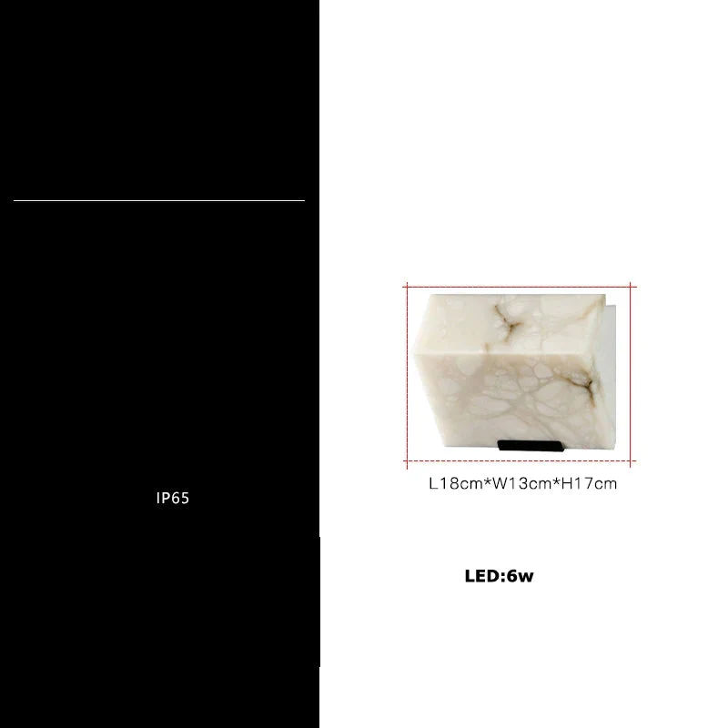 applique murale led étanche pour intérieur et extérieur géométrique - Image 8