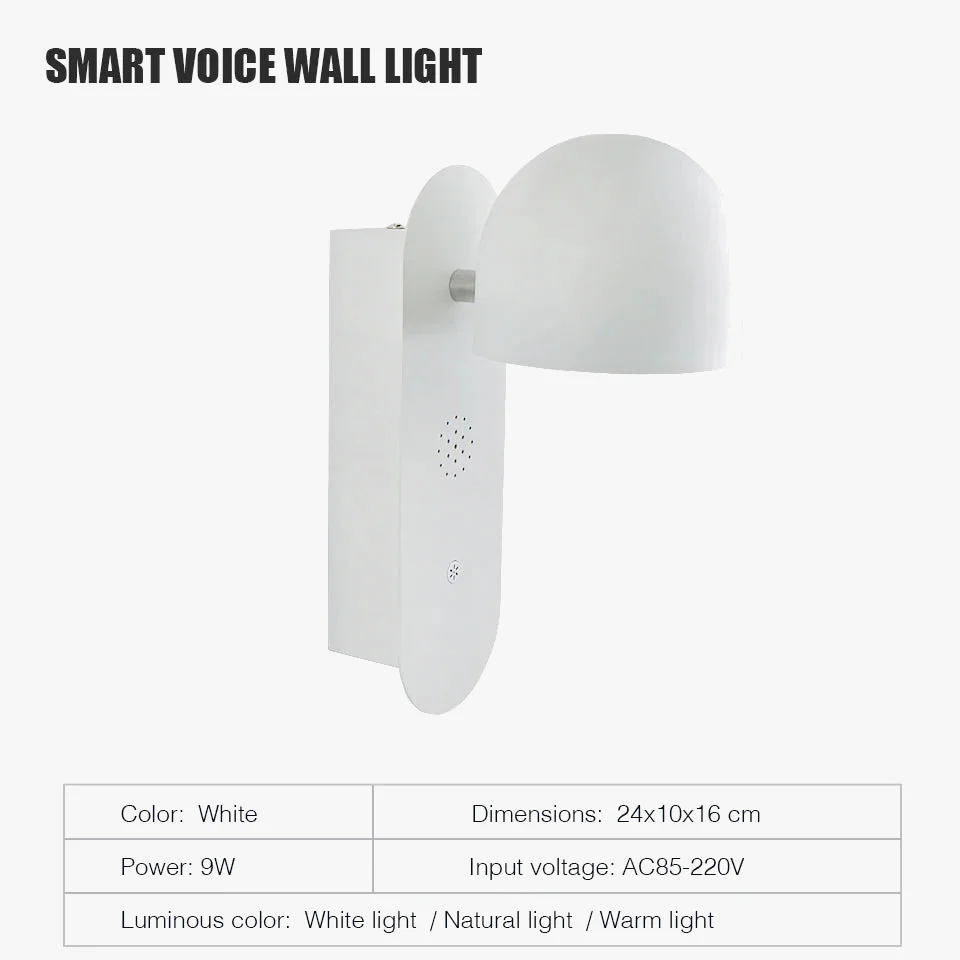 applique murale led intelligente rotative et réglable pour décoration intérieure - Image 8