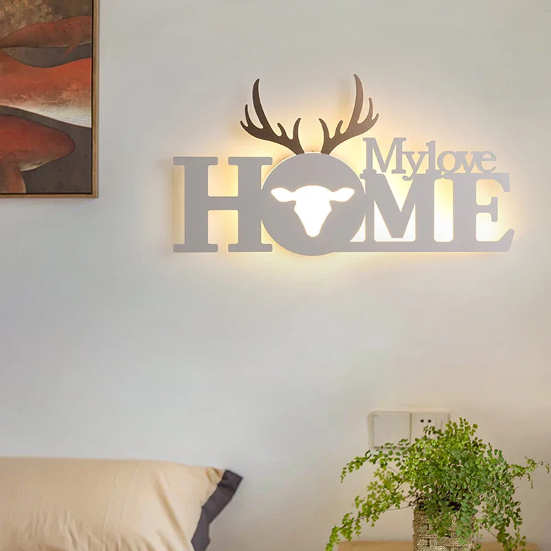 applique murale led lettre pour décoration intérieure enfants - Image 2