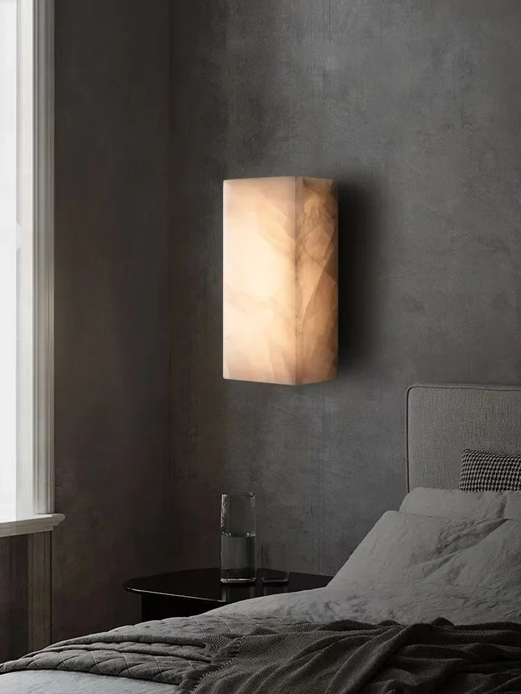 applique murale led marbre rétro pour extérieur étanche - Image 5