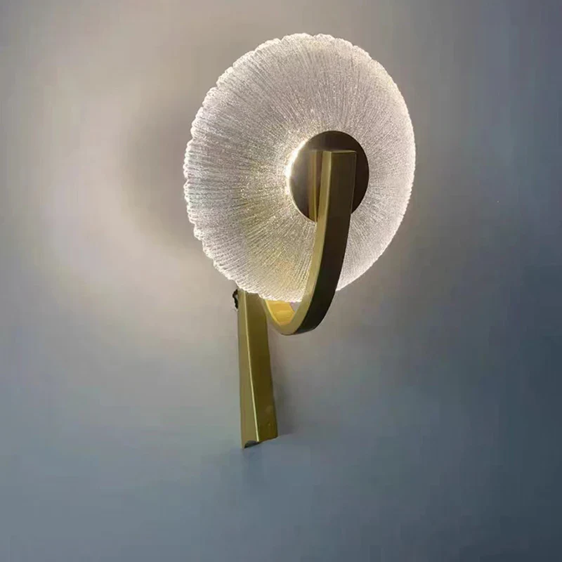 applique murale led métal verre transparent pour intérieur design élégant - Image 5