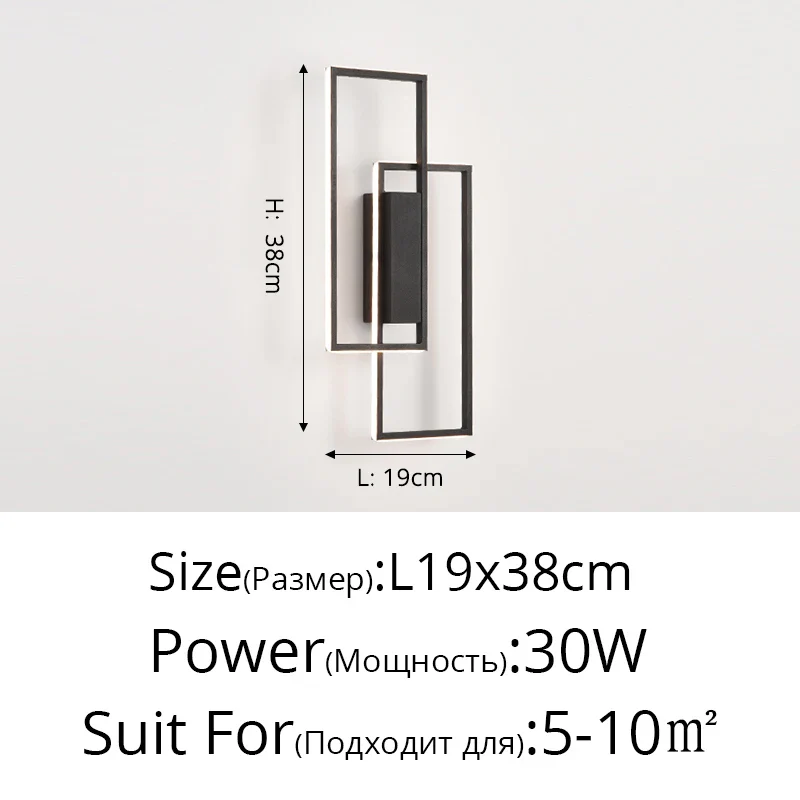 applique murale led minimaliste et moderne éclairage créatif - Image 11