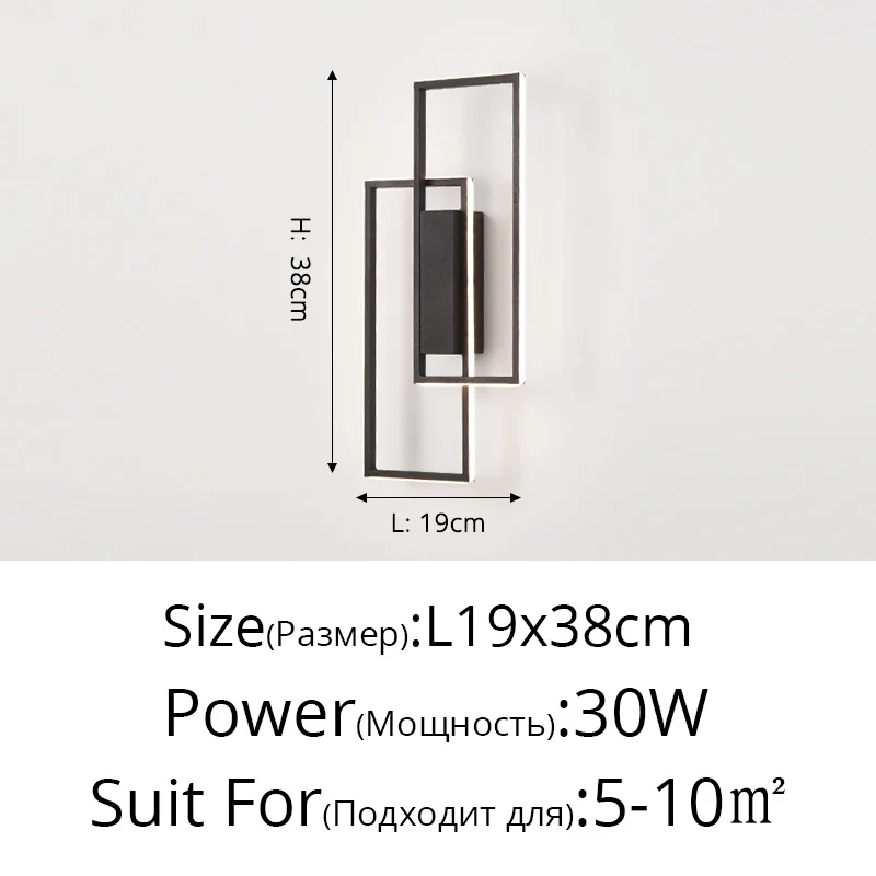 applique murale led minimaliste et moderne éclairage créatif - Image 12